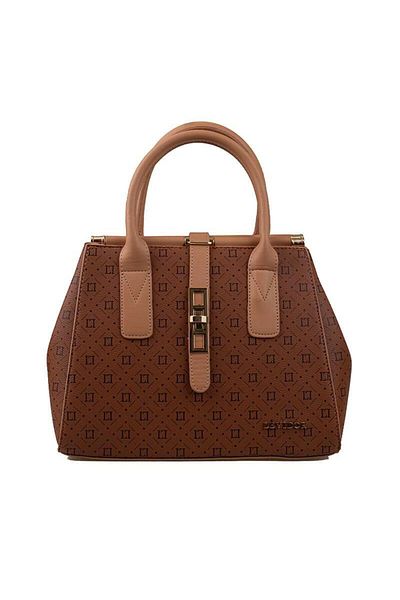 Levidor Tan Monogram Women's Daily Handbag