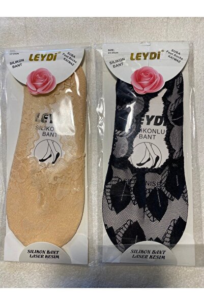 Leydi Babet Dantel Kaymaz Silikonlu 2'li Paket