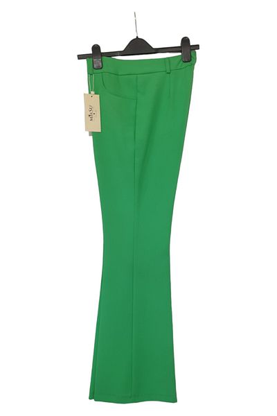 GGMM Flared Leg Fabric Trousers