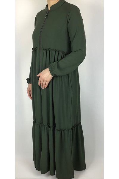 ECE GİYİM AYROBİN - Φερμάζ με λεπτομέρεια από φιρέρ, ελαστικά μανίκια και τσέπες