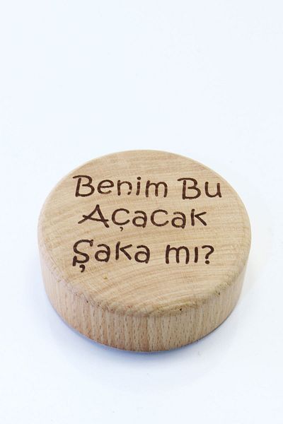 Monchi Wooden Opener, Magnetic Soft Drink Opener Model:4 Joke?
