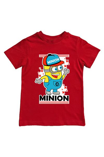 Minions Children's Summer T-Shirt - Printed, Cotton Combed