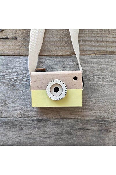 Baykuş Craft Mimarlık Ahşap Oyuncak Waldorf Fotoğraf Makinesi Eğitici Bebek K...