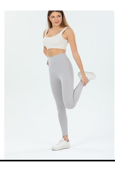 Butik Yüksek bel fitilli tayt