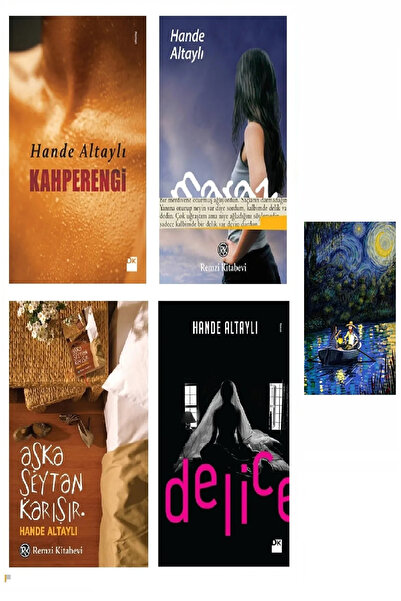 puslurotalar Hande Altaylı Seti: Kahperengi... 4 Kitap Takım (Koleksiyon Kita...