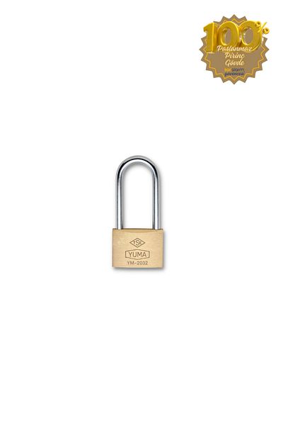 Yuma Long Hook Brass (Stainless Body) Padlock 32 Pieces