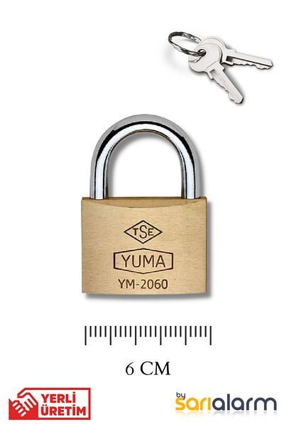 Yuma Brass (Stainless Body) Padlock 60 Pieces