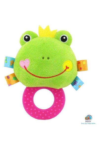 TWOX Sozzy Toys Rattle Teether Frog Szy215