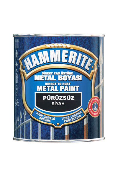 Marshall Hammerite Direkt Pas Üstü Pürüzsüz Metal Boyası 250 ml (250GR)