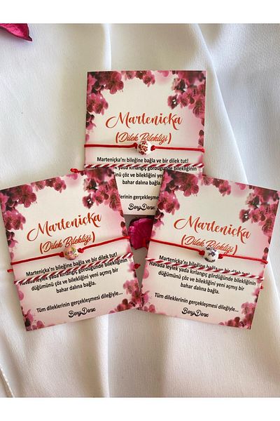 BeryDenz Ceramic Beaded Marteniçka bracelet (with card + gift package)