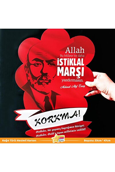 Etkinlikdenizi Özel Kesimli 12 Mart Afişi - Korkma