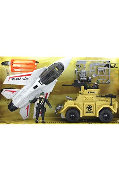 MEGA Askeri Uçak Seti ve Tank - Mavi Su Dünyası