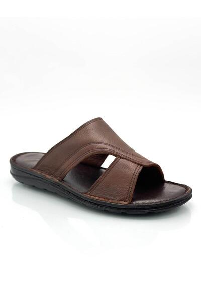 Moda Anna Leather Men's Slippers Lightweight Slippers Leather A SirCoffee