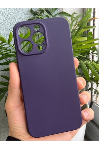 EDELFU غطاء سيليكون مخملي ناعم لهاتف iPhone 14 Pro سيليكون سميك مع حماية للكا...