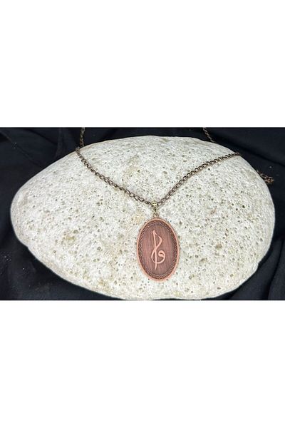 KAVELE 100% Real Pure Copper Motif Copper Necklace -