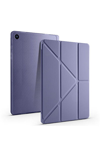 Nezih Case Samsung Galaxy Tab A9 X110 8.7 Inç Uyumlu Kalem Bölümlü Standlı Uy...