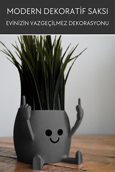 Nosa Mall Modern Dekoratif Saksı | Minyatür  Çiçek ve Bitki İçin Saksı | Kakt...