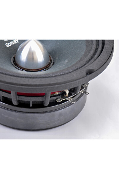 EXVOL SOWAY SM-P6 16 CM KURŞUN GÖBEK MİDRANGE 300W 100RMS OTO HOPARLÖR (2 ADET)