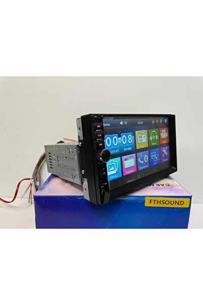 FTH SOUND TEK DİN 7" DABIL OTO TEYP USB BT AUX KAMERA HEDİYE