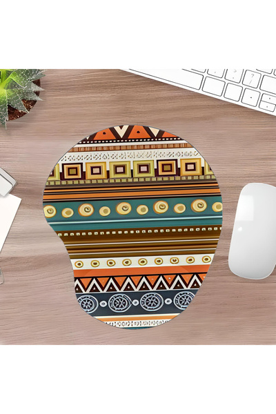 UcuruStore Vechiul mouse pad oval decupat cu covor modele și suport pentru în...