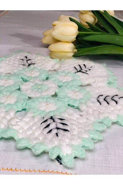 ONTİC صندوق مهر من منشفة الحمام، منشفة حمام منسوجة يدويًا بعقدة على شكل فيونك...