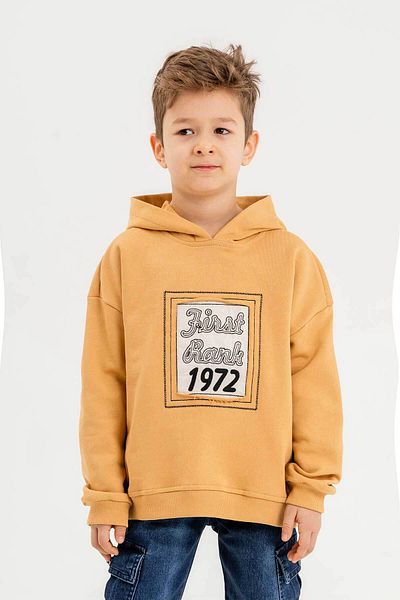 Gold Class Kidswear Hanorac pentru băieți cu glugă, 100% bumbac, cu 3 fire
