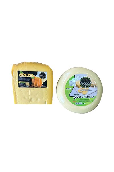 ÖZKARS PEYNİRCİLİK 1 kg Eski Kaşar+1 kg Göbek Kaşar