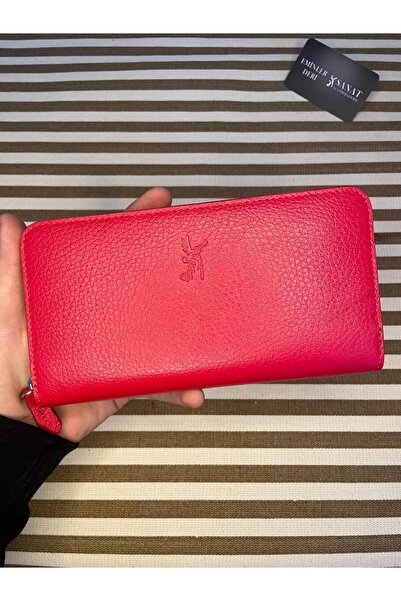 SANAT LEATHER sl-2132 Prava koža stilski portfelj sa zatvaračem za žene Novča...