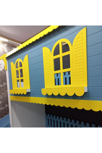 bebetu mobilya Alaçatı kaydıraklı yavru yataklı ranza