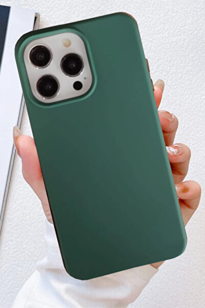 Balerion Apple iPhone 14 Pro Kılıf Kadife Lansman Soft Yumuşak Liquid Silikon...