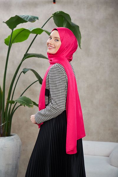 İpekhan Ipekhan Silky Jacquard Σάλι Σειρά Leola Pattern 9009-01