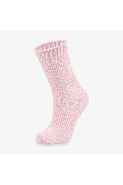 Bolero Kadife Dokulu Kadın Kışlık Çorap Kadın Pudra Soket Çorap