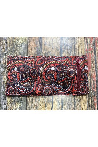 Street Bag Bohemian Patterned Ethnic Wallet - Elastic Coin Compartment