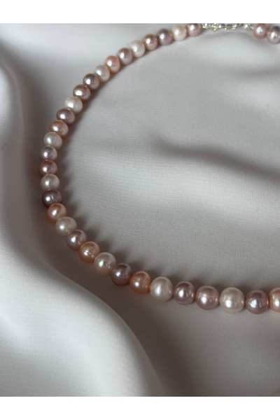 DURAN TAKI TASARIM Gerçek İnci Kolye (Gümüş)