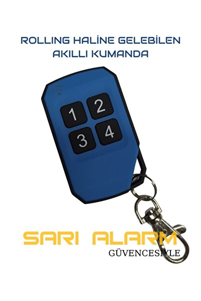 sarıalarm Rolling ( Nice - Bft - Hiland - Elero Vb ) Olabilen Akıllı Kumanda - Soft Gövde -