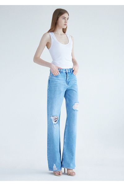 Mavi Pantaloni Malibu Light Ripped Street Jean 1010152 -83664