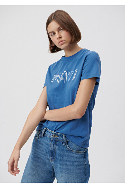 Mavi تي شيرت مطبوع بقصة ضيقة / قصة ضيقة 1610536-70721