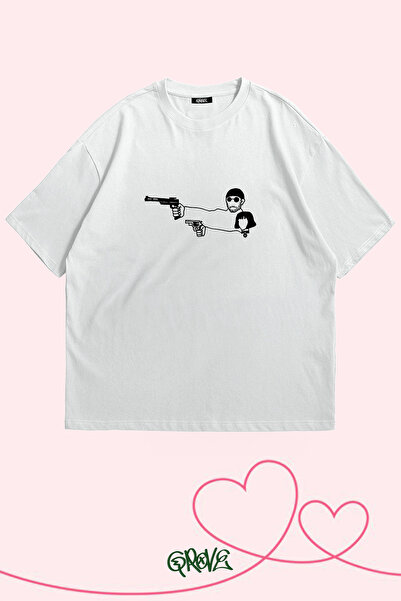 Grove Fashion Leon The Power of Love Printed Valentine's Day Couple Oversize ...