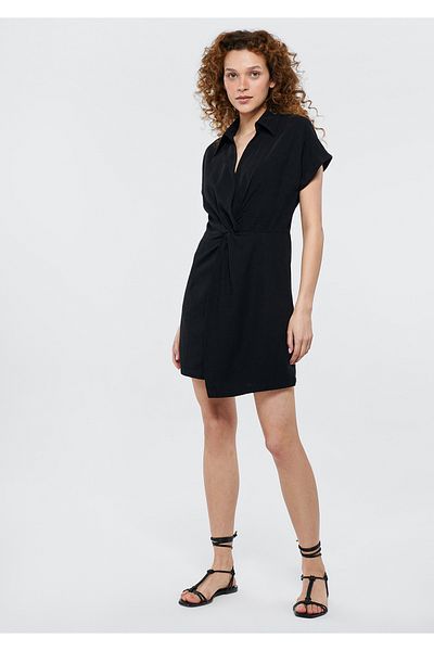 Mavi Linen Blend Gather Detailed Dress 1310277-900