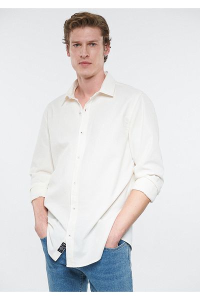 Mavi Λευκό Πουκάμισο Slim Fit / Στενό Κόψιμο 0210635-70057