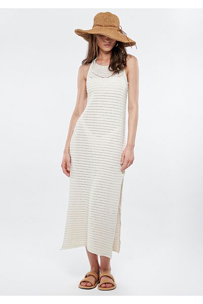 Mavi Rochie albă tricotată 1310265-70057