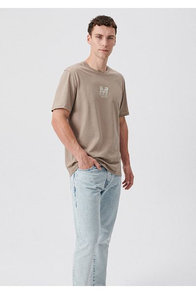Mavi Printed Brown T-Shirt Regular Fit / Normal Cut 0611684-82362