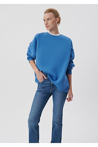 Mavi Bisiklet Yaka Mavi Basic Sweatshirt 1611756-80620
