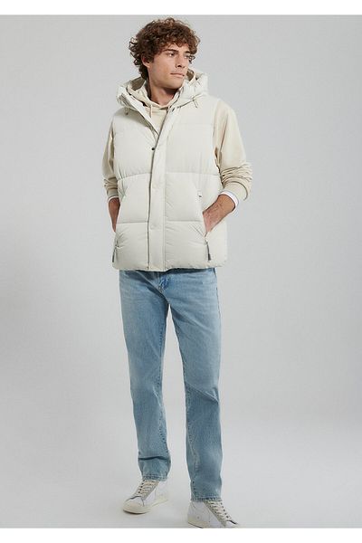 Mavi Hooded Beige Inflatable Vest Regular Fit / Regular Fit0110306-70134