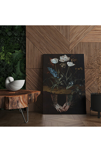 RUGSMODERN Kanvas Tablo Sevgi Ve Çiçek Temalı