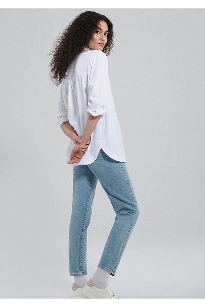 Mavi White Shirt Loose Fit / Loose Relaxed Fit1210701-70057