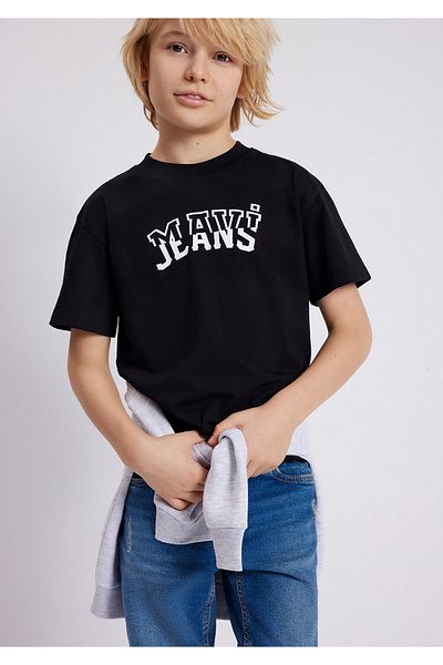 Mavi Logo Printed Black T-Shirt Regular Fit / Regular Fit6610191-900