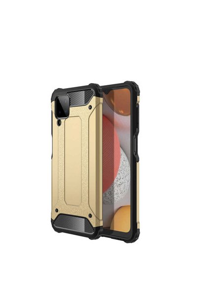 kilifone Samsung Galaxy M12 - Case Double Layer Armor Tank Crash Military Cover