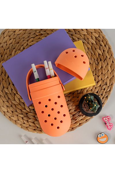Allbags Μολυβοθήκη με διακοσμητικό σιλικόνης, νέο προϊόν