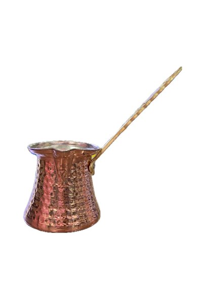EL YAPIMI ÇEKİÇ DÖVME BAKIR CEZVE 2 KİŞİLİK